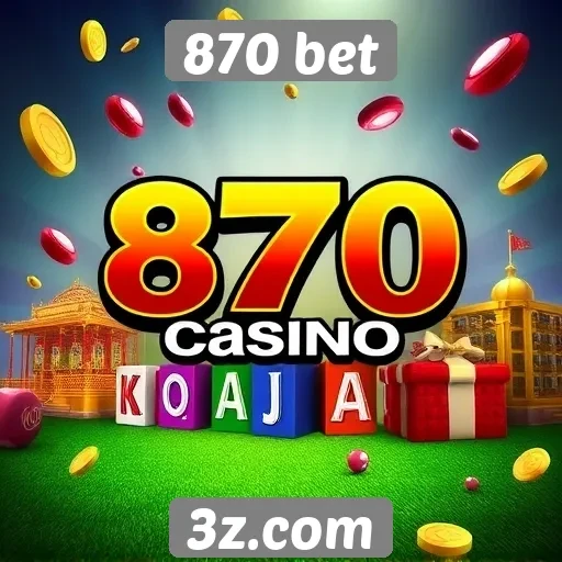870 bet oferece variedade de jogos de cassino
