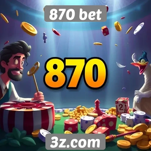 870 bet oferece diversidade de jogos de azar