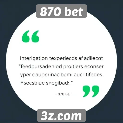 Experiência do usuário no site 870 bet recebe feedback positivo