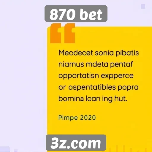 Feedback de usuários sobre a experiência no 870 bet